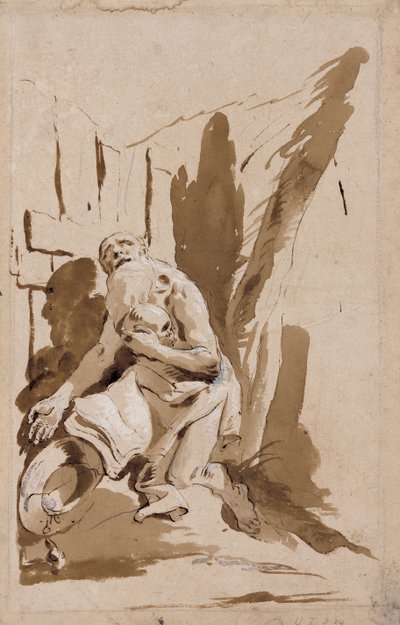 St. Hieronymus von Giovanni Battista Tiepolo